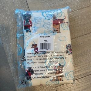 NWT Pajamagram Christmas Dogs Flannel Dog Pajamas